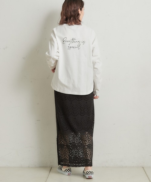 CIAOPANIC TYPY（チャオパニックティピー）の「レースIラインスカート（スカート・レディース・ホワイト/ブラック/グリーン・ONE SIZE）」の21枚目の写真