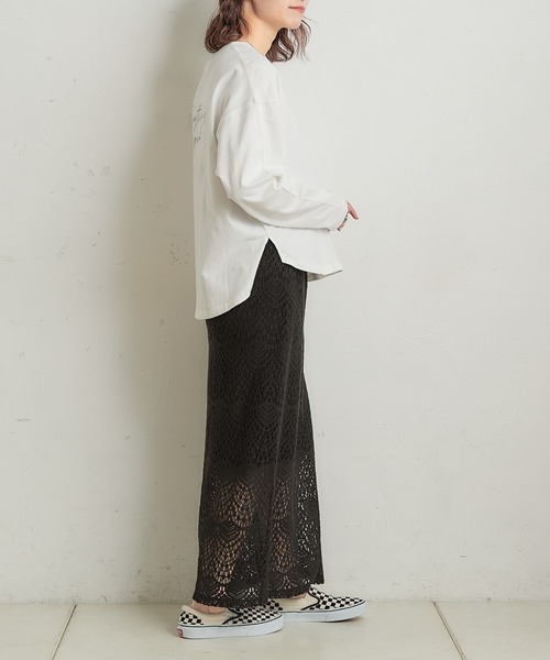 CIAOPANIC TYPY（チャオパニックティピー）の「レースIラインスカート（スカート・レディース・ホワイト/ブラック/グリーン・ONE SIZE）」の22枚目の写真