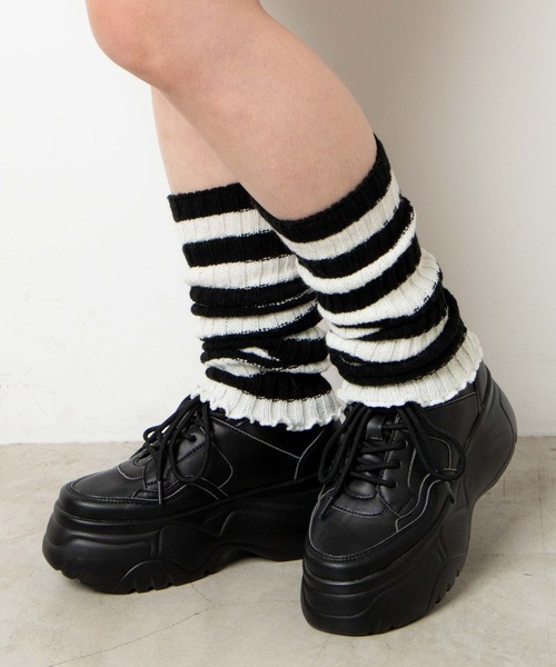 WEGO(ウィゴー)の「WEGO/メローレッグウォーマー(ソックス/靴下・レディース・その他1・FREE)」の1枚目の写真