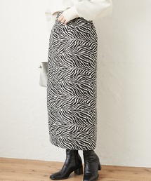 ELENCARE DUE | ・ELENCARE DUE ゼブラゴブランスカート＊(スカート)
