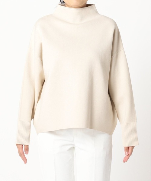 Noble（ノーブル）の「《追加3》MINAスムース編みハイネックプルオーバー◆（ニット/セーター・レディース・キナリ/モカ・FREE）」の7枚目の写真