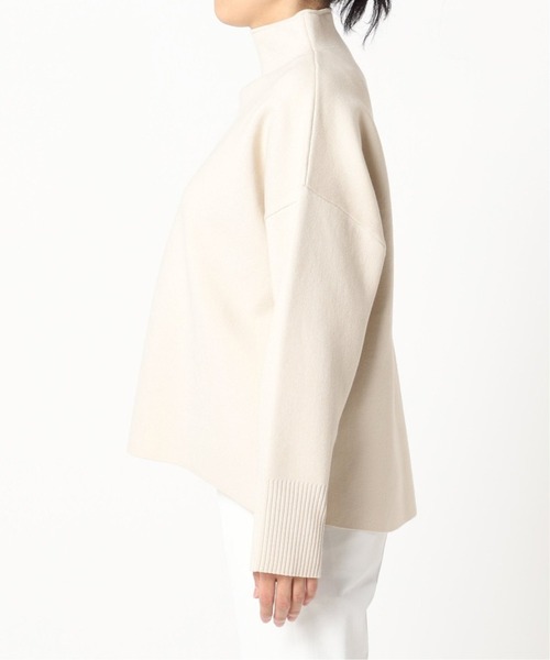 Noble（ノーブル）の「《追加3》MINAスムース編みハイネックプルオーバー◆（ニット/セーター・レディース・キナリ/モカ・FREE）」の8枚目の写真