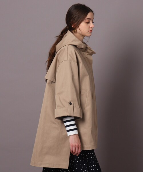 DRESSTERIOR（ドレステリア）の「◆【洗える】Aラインフーデットブルゾン（その他アウター・レディース・ベージュ/ネイビー・38/36）」の14枚目の写真