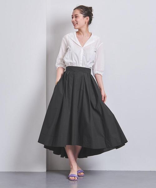 MADISON BLUE（マディソンブルー）の「＜MADISON BLUE（マディソンブルー）＞TUCK VOLUME スカート BLACK ■■■（スカート・レディース・ブラック・01/02）」の5枚目の写真