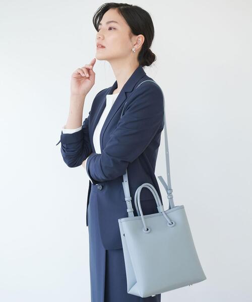 green label relaxing（グリーンレーベルリラクシング）の「MTHV BOX 2WAY バッグ（ショルダーバッグ・レディース・ブラック/モカ/ライトピンク/クリーム/ライトブルー・FREE）」の1枚目の写真