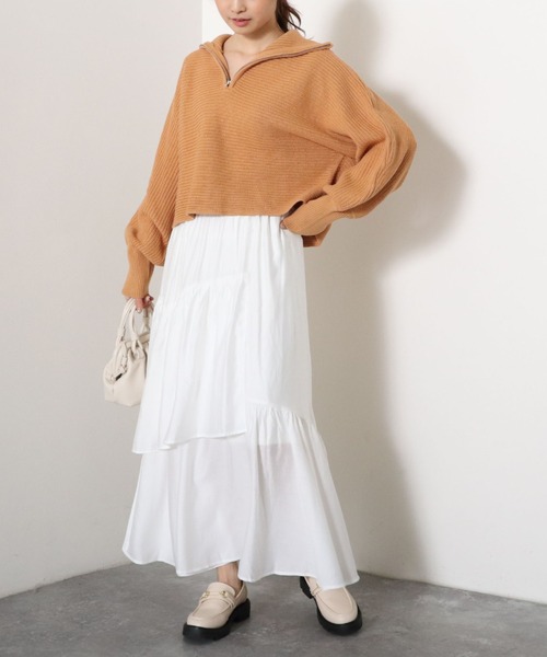 archives（アルシーヴ）の「ランダムティアードスカート（スカート・レディース・オフホワイト/ピンク/ブルー/グリーン・MEDIUM）」の11枚目の写真