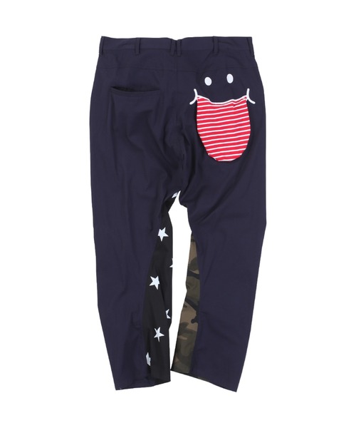 UP SMILE（アップスマイル）の「UP!SMILE アップスマイル クレイジー切替パンツ 大きいサイズ（その他パンツ・メンズ・ベージュ/ネイビー・110cm/100cm/120cm/130cm）」の3枚目の写真