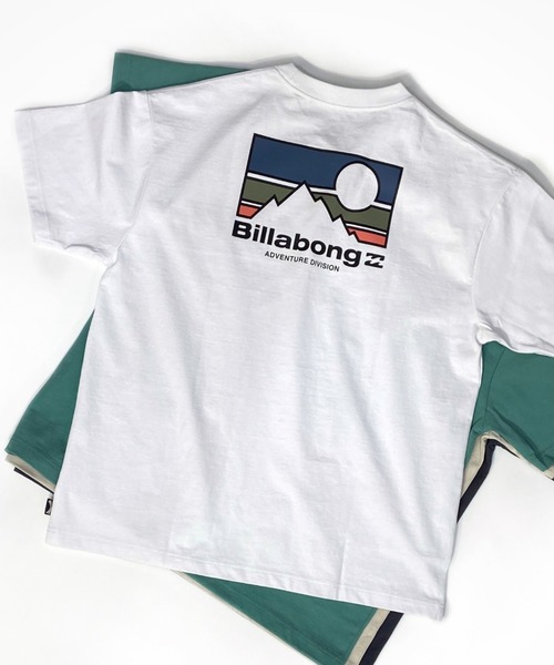 BILLABONG（ビラボン）の「【Web限定】ムラサキスポーツ別注 BILLABONG/ビラボン アウトドアデザイン ルーズシルエット バックプリントTシャツ BC011-275（Tシャツ/カットソー・メンズ・ホワイト/ブラック/ベージュ/グリーン・M/L/XL）」の2枚目の写真