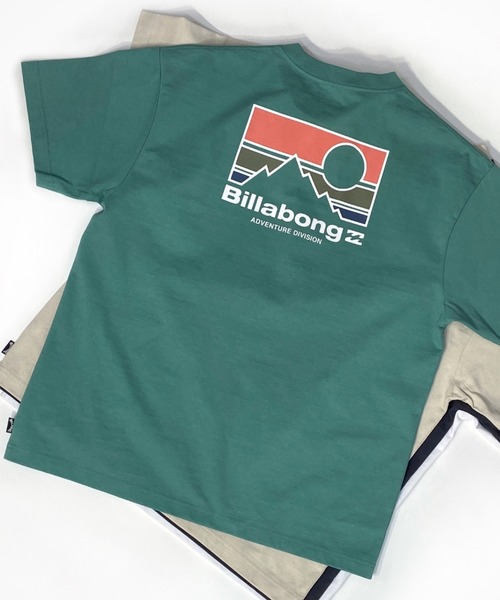 BILLABONG（ビラボン）の「【Web限定】ムラサキスポーツ別注 BILLABONG/ビラボン アウトドアデザイン ルーズシルエット バックプリントTシャツ BC011-275（Tシャツ/カットソー・メンズ・ホワイト/ブラック/ベージュ/グリーン・M/L/XL）」の4枚目の写真