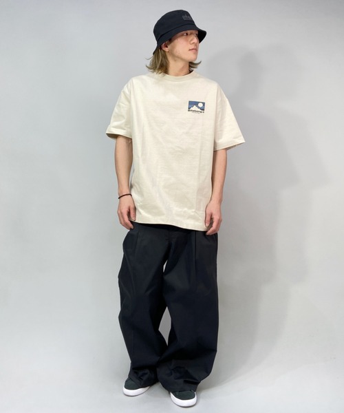 BILLABONG（ビラボン）の「【Web限定】ムラサキスポーツ別注 BILLABONG/ビラボン アウトドアデザイン ルーズシルエット バックプリントTシャツ BC011-275（Tシャツ/カットソー・メンズ・ホワイト/ブラック/ベージュ/グリーン・M/L/XL）」の19枚目の写真