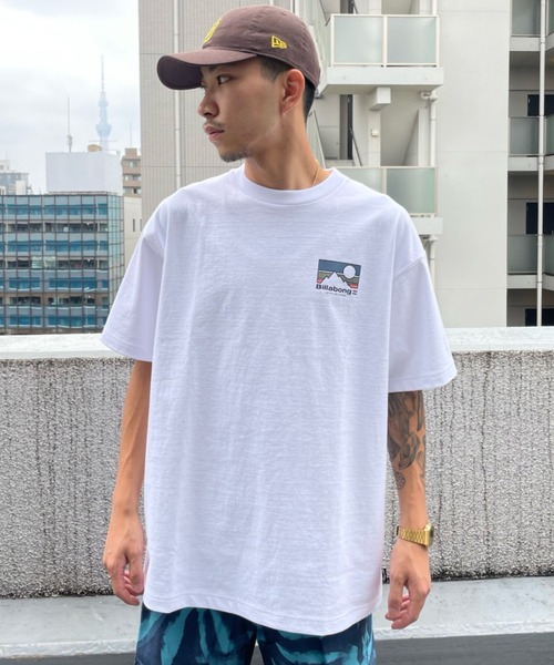 BILLABONG（ビラボン）の「【Web限定】ムラサキスポーツ別注 BILLABONG/ビラボン アウトドアデザイン ルーズシルエット バックプリントTシャツ BC011-275（Tシャツ/カットソー・メンズ・ホワイト/ブラック/ベージュ/グリーン・M/L/XL）」の5枚目の写真