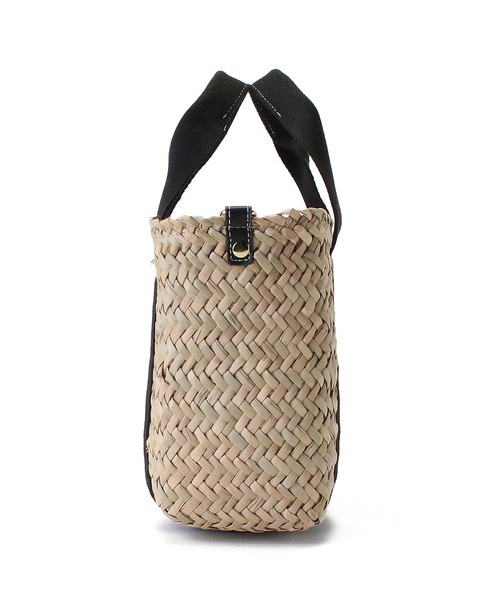 Via Demizon（ビアデミゾン）の「ショルダーバッグ付きカゴバッグ（かごバッグ・レディース・ブラック/ベージュ/ネイビー/レッド・フリー）」の10枚目の写真