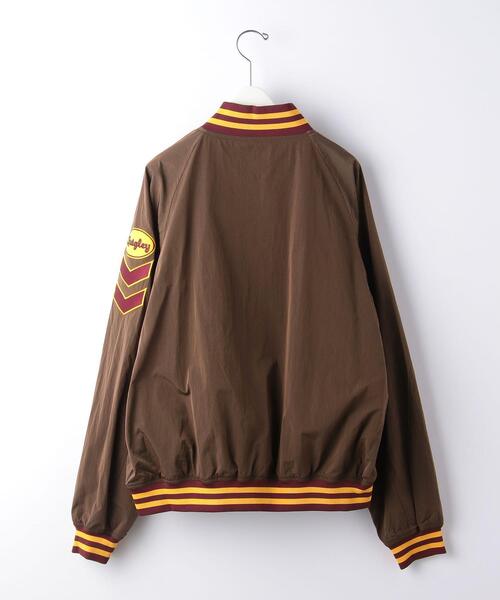 MONKEY TIME（モンキータイム）の「＜QUIGLEY＞ NYLON JKT/ジャケット（スタジャン・メンズ・ダークブラウン・M/L）」の2枚目の写真