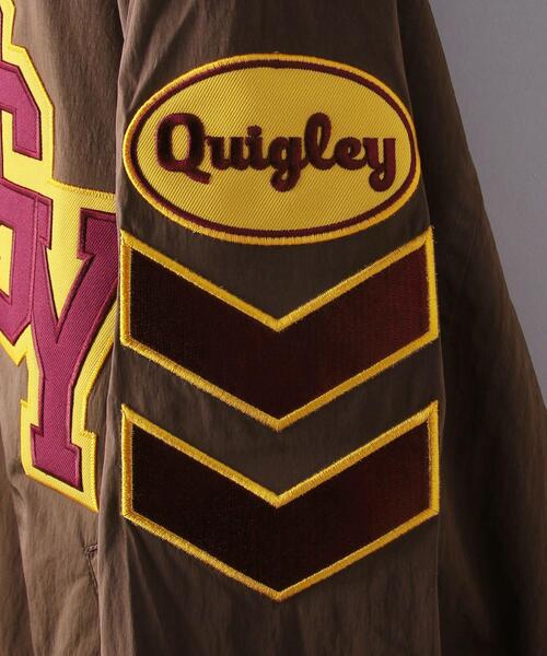 MONKEY TIME（モンキータイム）の「＜QUIGLEY＞ NYLON JKT/ジャケット（スタジャン・メンズ・ダークブラウン・M/L）」の7枚目の写真