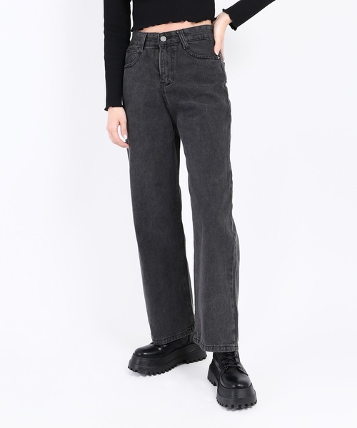 WC(ダブル シー)の「デニムパンツ(デニムパンツ・レディース・ブラック/ブラック系その他/サックスブルー/ダークブルー・FREE)」の21枚目の写真