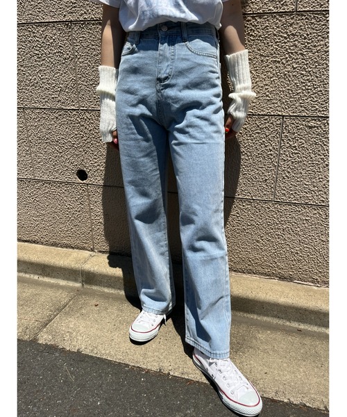 WC(ダブル シー)の「デニムパンツ(デニムパンツ・レディース・ブラック/ブラック系その他/サックスブルー/ダークブルー・FREE)」の7枚目の写真