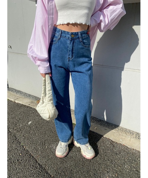 WC(ダブル シー)の「デニムパンツ(デニムパンツ・レディース・ブラック/ブラック系その他/サックスブルー/ダークブルー・FREE)」の17枚目の写真