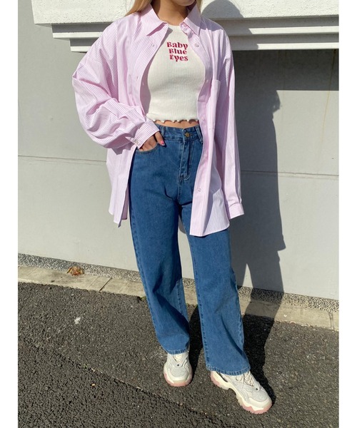 WC(ダブル シー)の「デニムパンツ(デニムパンツ・レディース・ブラック/ブラック系その他/サックスブルー/ダークブルー・FREE)」の18枚目の写真