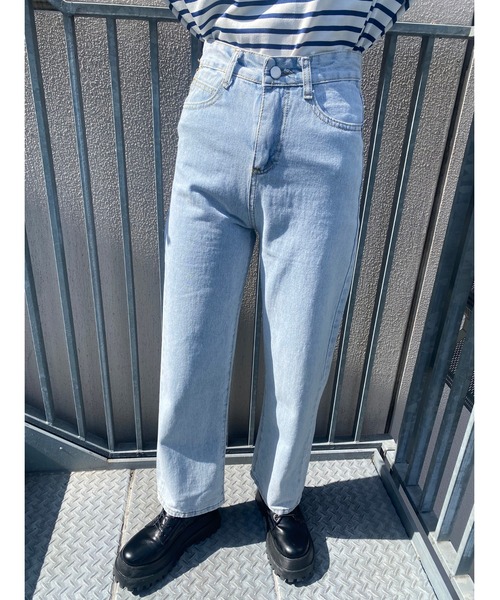 WC(ダブル シー)の「デニムパンツ(デニムパンツ・レディース・ブラック/ブラック系その他/サックスブルー/ダークブルー・FREE)」の12枚目の写真