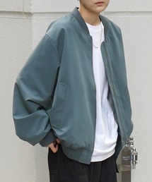 Confirm（コンファーム）の「ビッグシルエット スタンドネックブルゾン / MA-1リブブルゾン フルジップジャケット 【Confirm】（MA-1）」