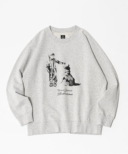 417 EDIFICE SELECT（フォーワンセブンエディフィスセレクト）の「【Teemu Jarvi / テームヤルヴィ】別注DOGスウェット BEST FRIEND（スウェット・メンズ・チャコールグレー・MEDIUM/LARGE）」の16枚目の写真