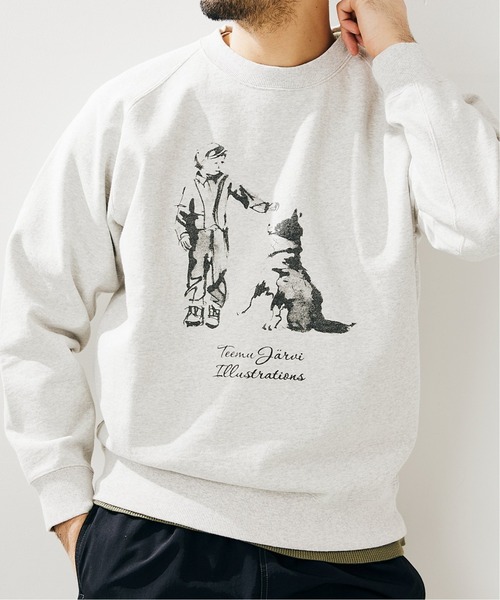 417 EDIFICE SELECT（フォーワンセブンエディフィスセレクト）の「【Teemu Jarvi / テームヤルヴィ】別注DOGスウェット BEST FRIEND（スウェット・メンズ・チャコールグレー・MEDIUM/LARGE）」の10枚目の写真