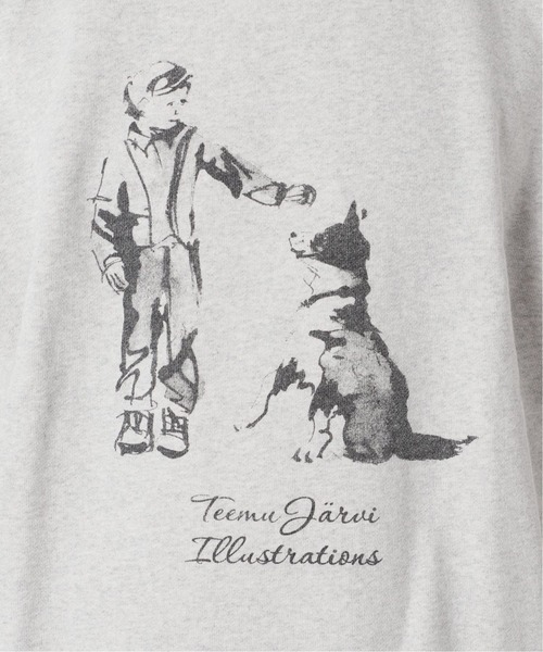 417 EDIFICE SELECT（フォーワンセブンエディフィスセレクト）の「【Teemu Jarvi / テームヤルヴィ】別注DOGスウェット BEST FRIEND（スウェット・メンズ・チャコールグレー・MEDIUM/LARGE）」の15枚目の写真