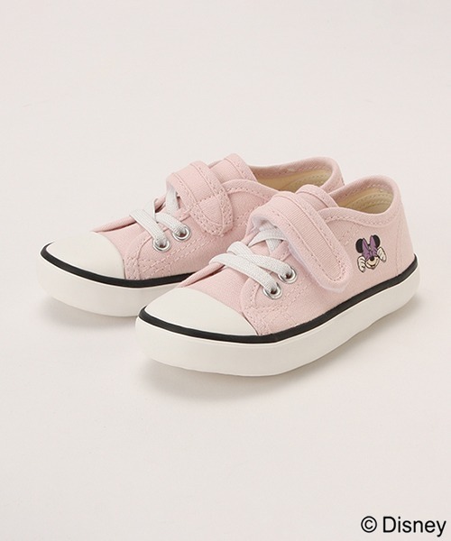 petit main(プティマイン)の「【DISNEY】キャンバスシューズ(スニーカー・キッズ・アイボリー/ブルー/ライトピンク・16cm/14cm/17cm/15cm)」の3枚目の写真