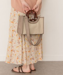 RODE SKO | プチウッドハンドルスクエアトートバッグ(トートバッグ)