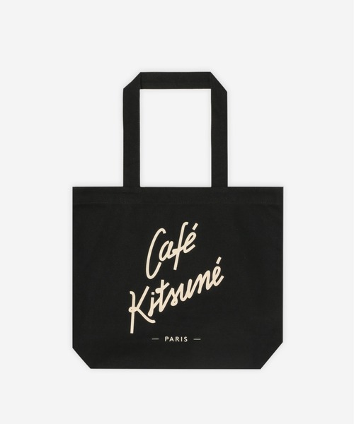Maison Kitsune（メゾンキツネ）の「CAFE KITSUNE TOTE（トートバッグ・メンズ・キナリ/ブラック/ホワイト系その他・U）」の7枚目の写真