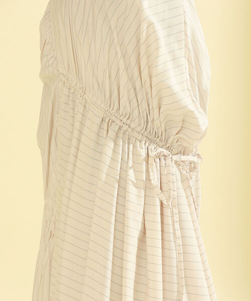 Ray BEAMS（レイビームス）の「Ray BEAMS / ストライプ アシメ ギャザー スカート（スカート・レディース・ベージュ/アイボリー・1/0）」の21枚目の写真