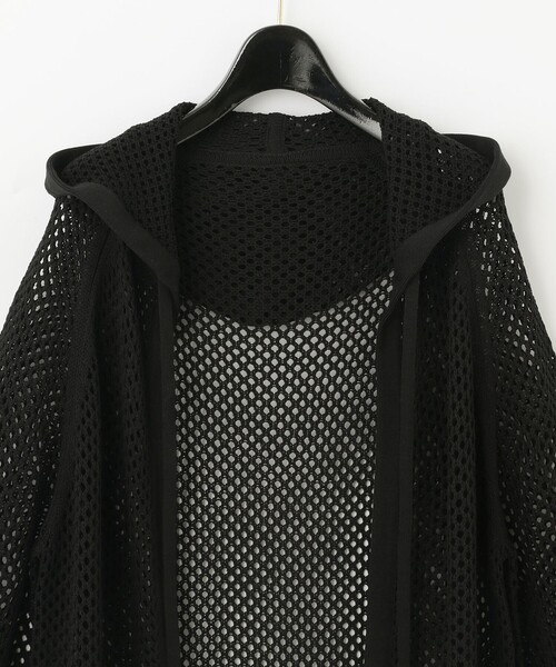 GRACE CLASS(グレースクラス)の「メッシュニットパーカー(パーカー・レディース・ホワイト/ブラック・36)」の6枚目の写真