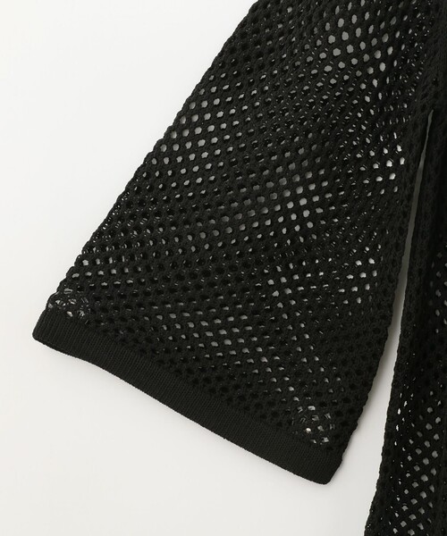 GRACE CLASS(グレースクラス)の「メッシュニットパーカー(パーカー・レディース・ホワイト/ブラック・36)」の9枚目の写真