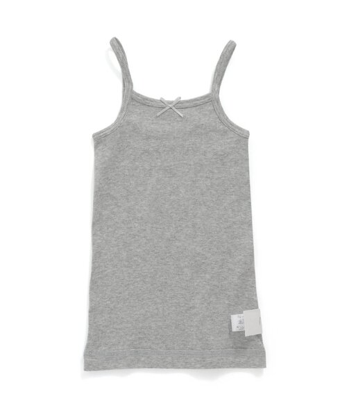 apres les cours（アプレレクール）の「深あきインナーキャミソール（インナーウェア/肌着・キッズ・クリーム/カーキ/ブラック/ピンク/ベージュ/グレー・100/130/110/80/120/90）」の3枚目の写真