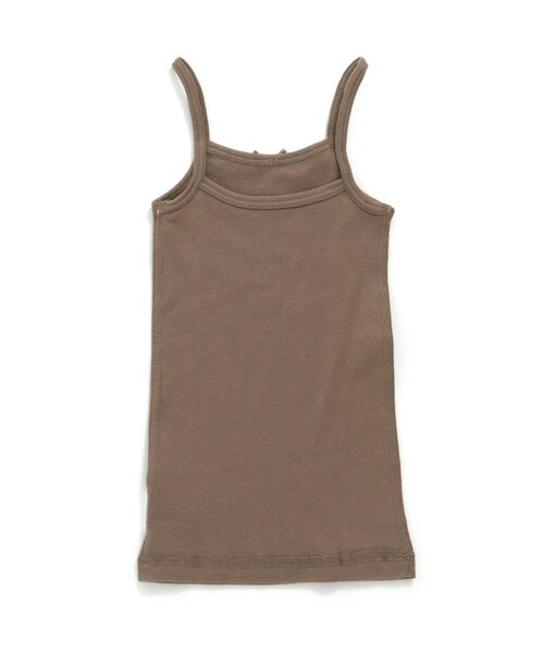 apres les cours（アプレレクール）の「深あきインナーキャミソール（インナーウェア/肌着・キッズ・クリーム/カーキ/ブラック/ピンク/ベージュ/グレー・100/130/110/80/120/90）」の11枚目の写真