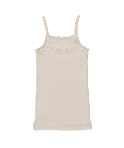 apres les cours（アプレレクール）の「深あきインナーキャミソール（インナーウェア/肌着・キッズ・クリーム/カーキ/ブラック/ピンク/ベージュ/グレー・100/130/110/80/120/90）」の13枚目の写真