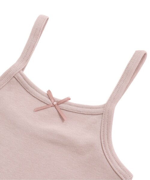 apres les cours（アプレレクール）の「深あきインナーキャミソール（インナーウェア/肌着・キッズ・クリーム/カーキ/ブラック/ピンク/ベージュ/グレー・100/130/110/80/120/90）」の17枚目の写真