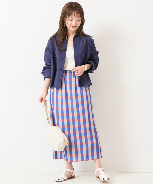 SLOBE IENA ダンボールアイラインスカート ダンボールアイラインスカート | スローブ イエナ(SLOBE IENA