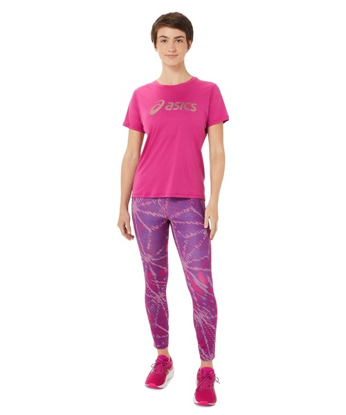 ASICS（アシックス）の「ウィメンズSAKURAプリント半袖シャツ（T