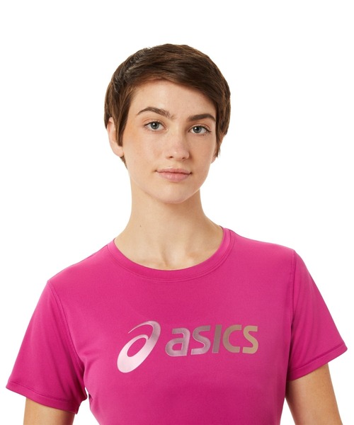 ASICS（アシックス）の「ウィメンズSAKURAプリント半袖シャツ（T