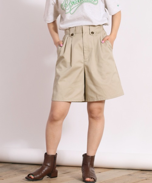 cepo（セポ）の「チノショートパンツ（その他パンツ・レディース・ブラック/ベージュ・M）」の2枚目の写真