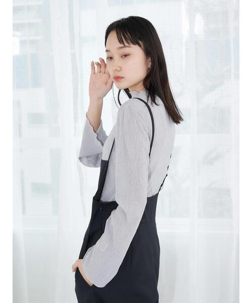 earth music&ecology（アースミュージックアンドエコロジー）の「サロペット（サロペット/オーバーオール・レディース・ライトブラウン/ブラック/カーキ・M/S）」の6枚目の写真