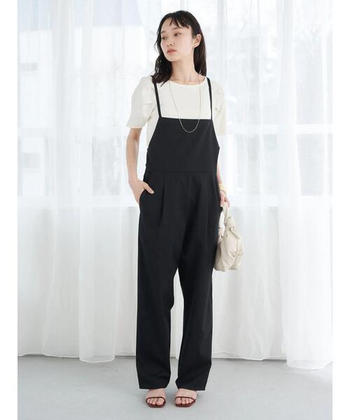 earth music&ecology（アースミュージックアンドエコロジー）の「サロペット（サロペット/オーバーオール・レディース・ライトブラウン/ブラック/カーキ・M/S）」の11枚目の写真