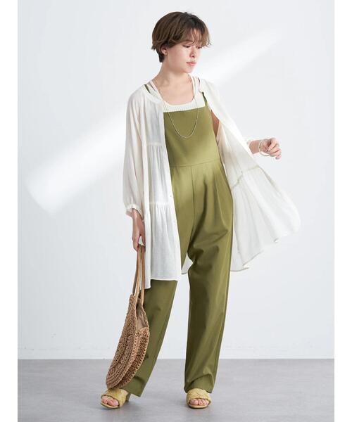 earth music&ecology（アースミュージックアンドエコロジー）の「サロペット（サロペット/オーバーオール・レディース・ライトブラウン/ブラック/カーキ・M/S）」の13枚目の写真