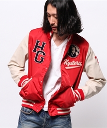 HYSTERIC GLAMOUR | 袖レザースタジャン(スタジャン)