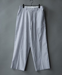 seersucker wide slacks/シアサッカー ワイド スラックス