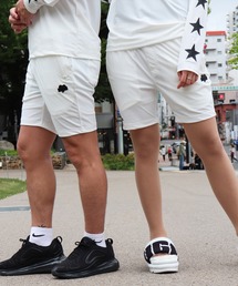 LUXE/R | 【ユニセックス】【LUXE/R】アクティブ ストレッチ ビッグ ジップ ファスナー ショートパンツ(RMS)(スウェットパンツ)