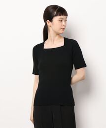 Te chichi | スクエアネックリブニット(ニット/セーター)