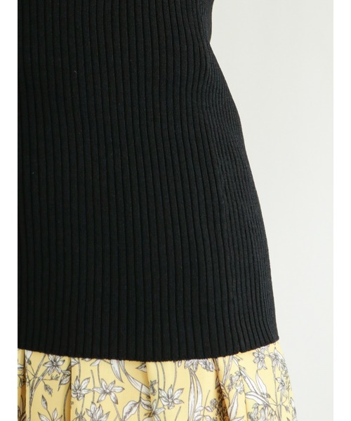 Te chichi（テチチ）の「スクエアネックリブニット（ニット/セーター・レディース・オフホワイト/ブルー/ブラック・ﾌﾘ-）」の13枚目の写真