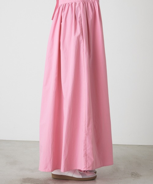 forksy.（フォルクシー）の「【forksy.】タイプライターバックリボンエプロンロングワンピース（ワンピース・レディース・ブラック/ピンク/ブルーグリーン・FREE）」の20枚目の写真